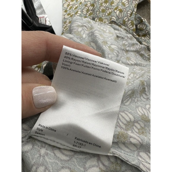 NOA NOA Size 34 XS Women Short Sleeve Shirt Dress Floral Party Date Night A10 - Picture 9 of 11